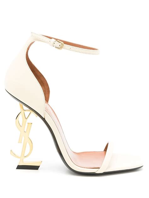 ysl opyum pumps white|ysl heels cost.